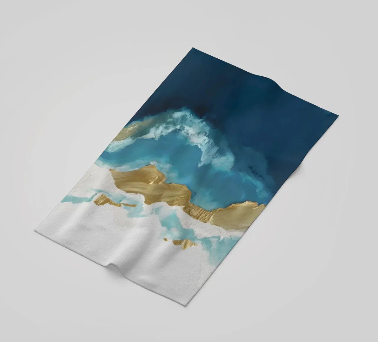 Azzurro Golden Divide telo mare da Monarch Arc