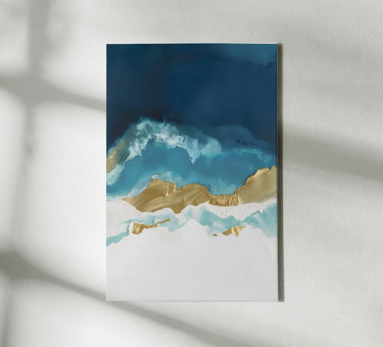 Azure Golden Divide canvas by Monarch Arc