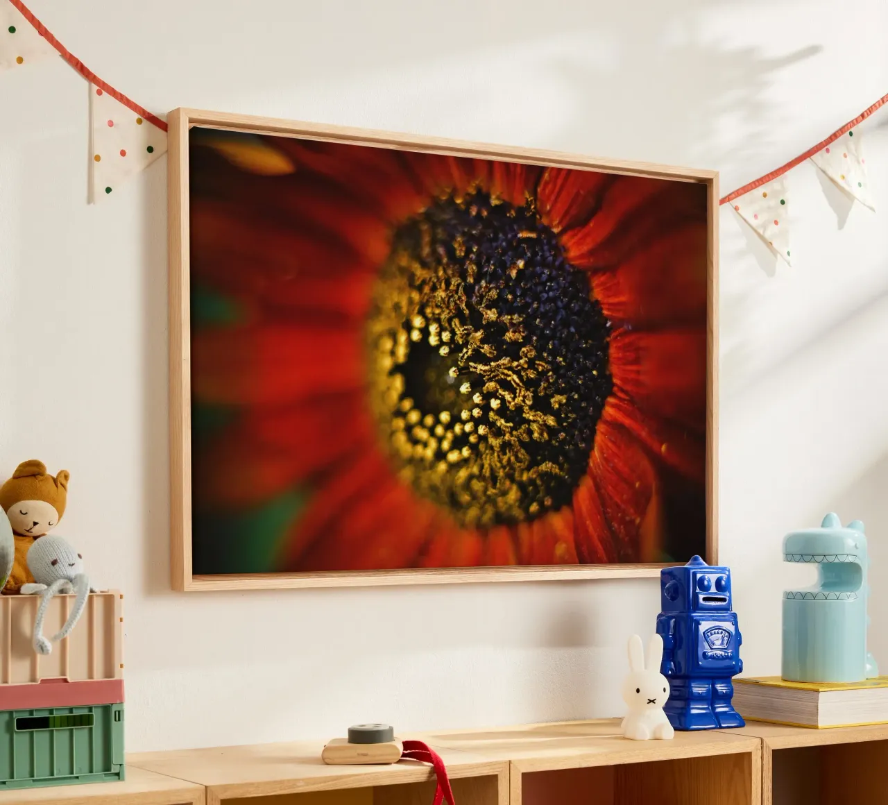 Poesia in fiore selvaggio tela con Cornice a cassetta da PhotoVibe Decor