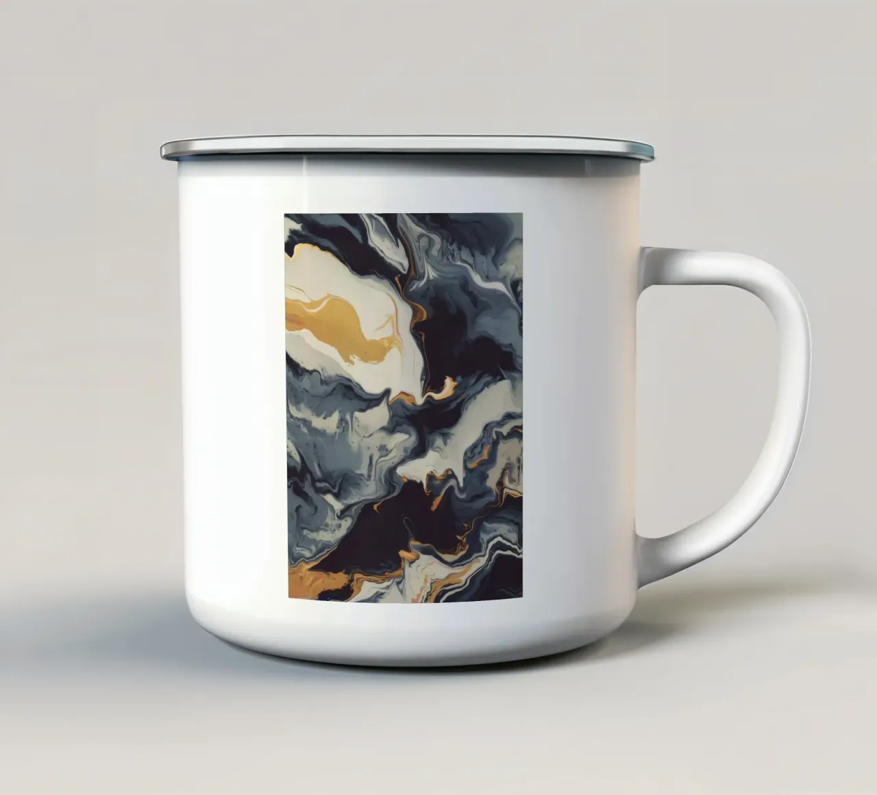 Cosmic Nebula Gold tazza in smalto da Monarch Arc