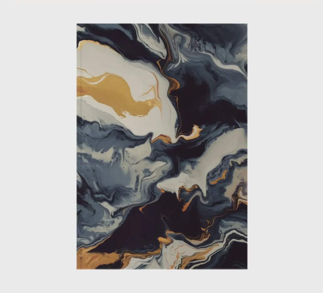 Cosmic Nebula Gold notebook by Monarch Arc