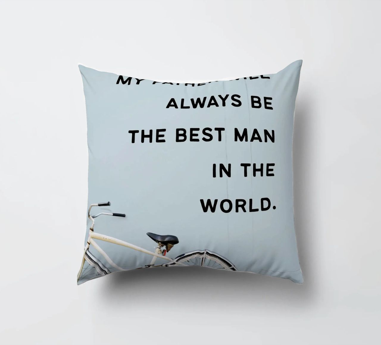 VATER POSTER – “My father will always be...“ coussin de Einfach Uebel