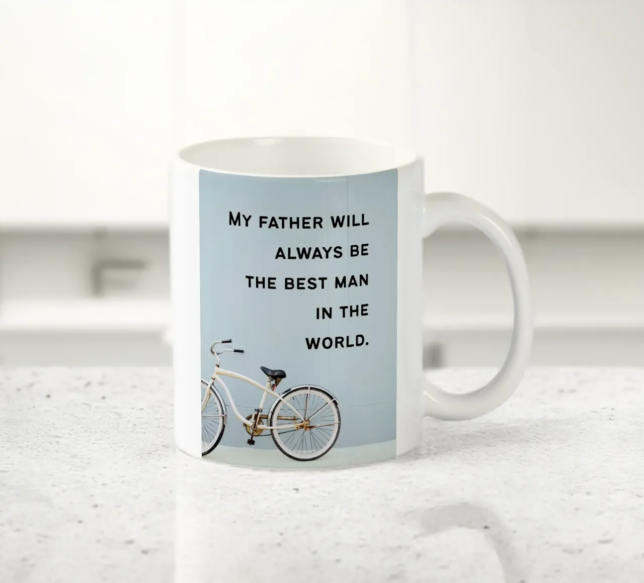 VATER POSTER – “My father will always be...“ tazza in ceramica da Einfach Uebel