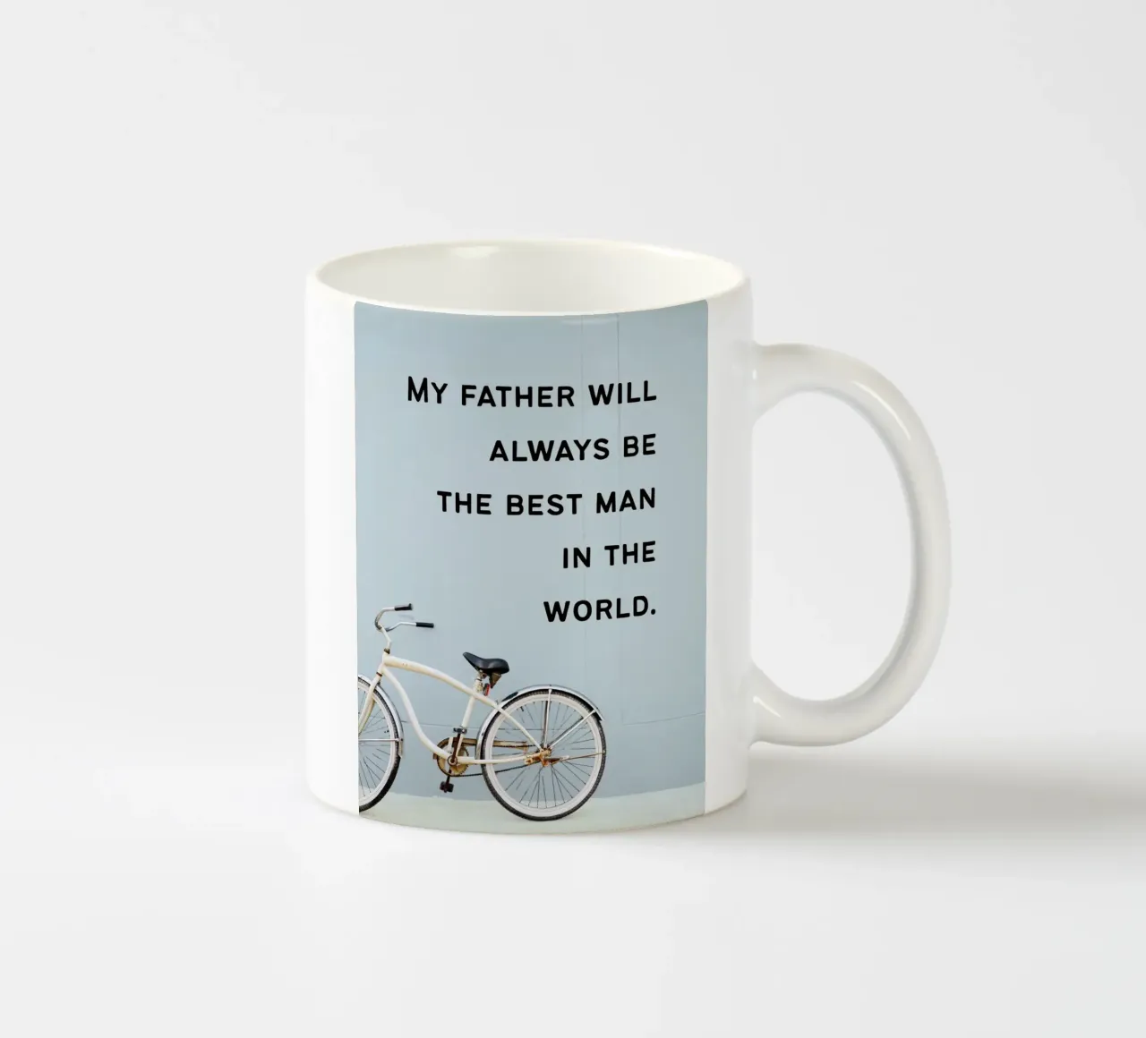 VATER POSTER – “My father will always be...“ tazza in ceramica da Einfach Uebel
