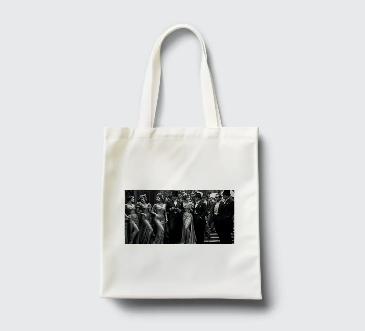 Elegance and nostalgia for classic cinema tote bag by Magic Screen