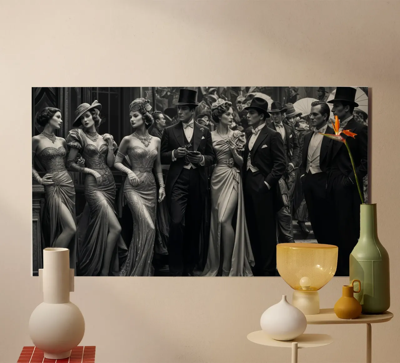 Elegance and nostalgia for classic cinema alu-dibond by Magic Screen