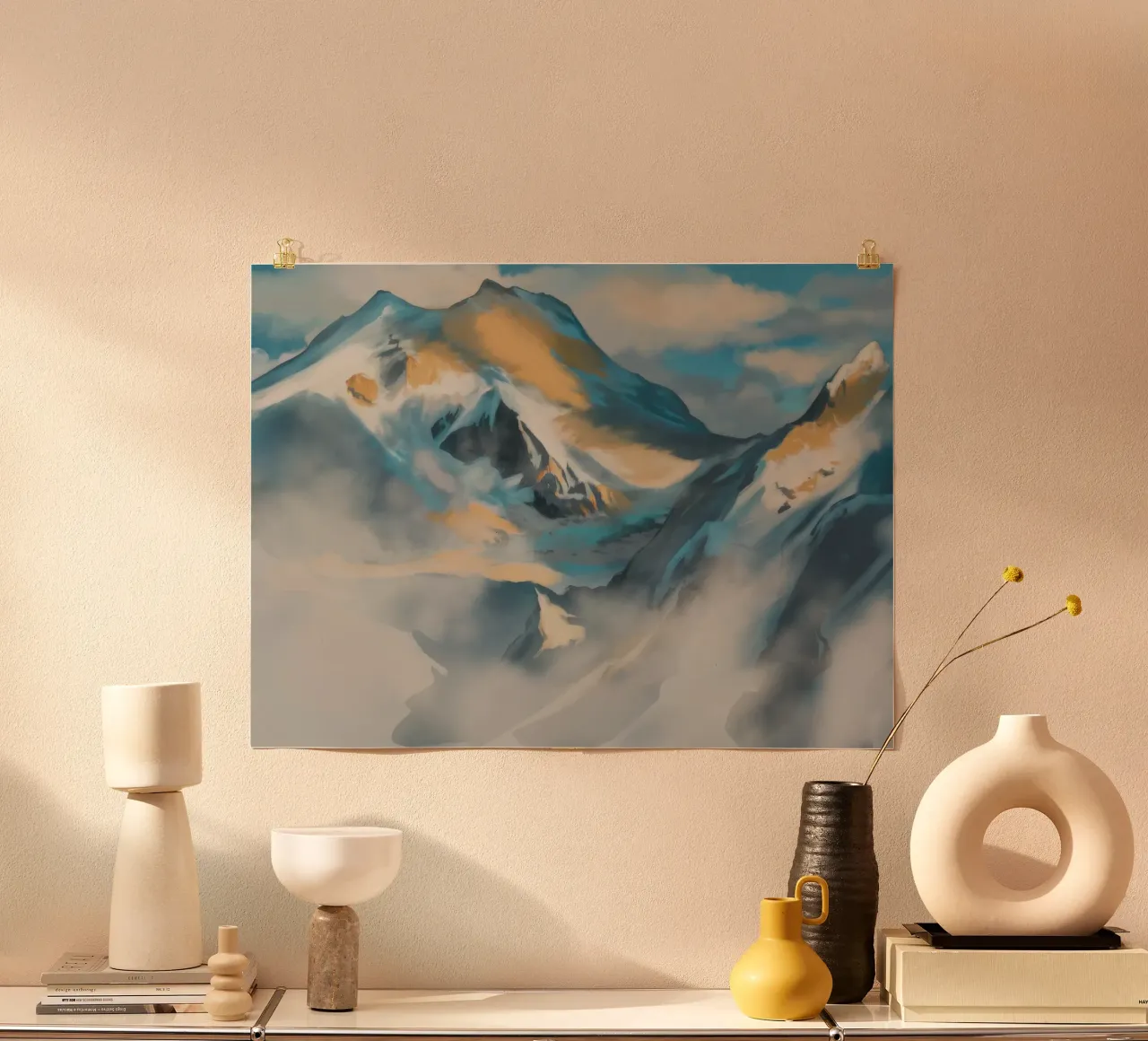 Serenità di Mountain Peak poster da Monarch Arc
