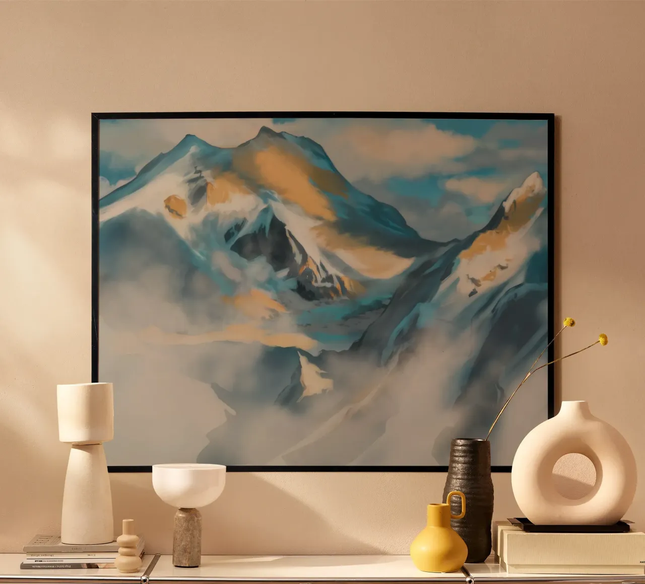 Serenità di Mountain Peak poster da Monarch Arc