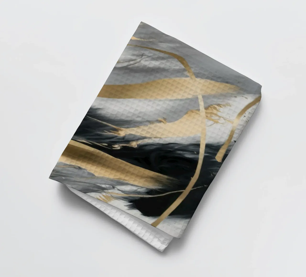 Abstract Golden Fracture torchon de Monarch Arc