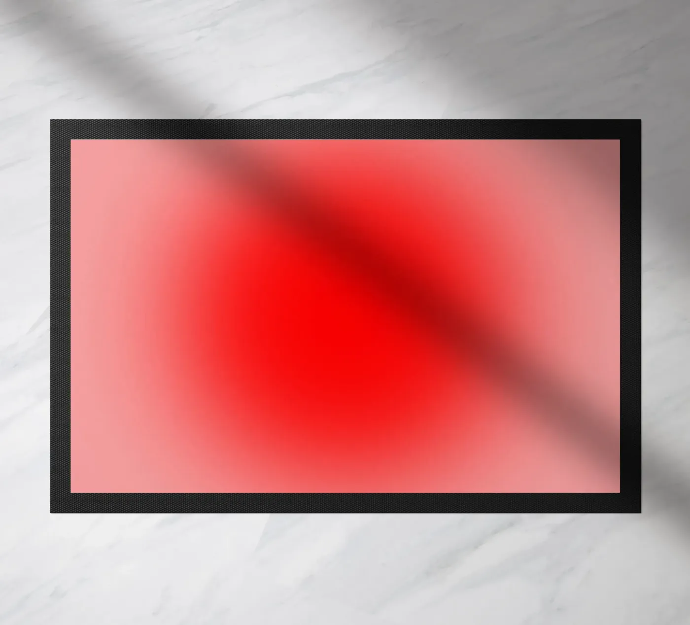 Big red deurmat van Flo Klein Gallery