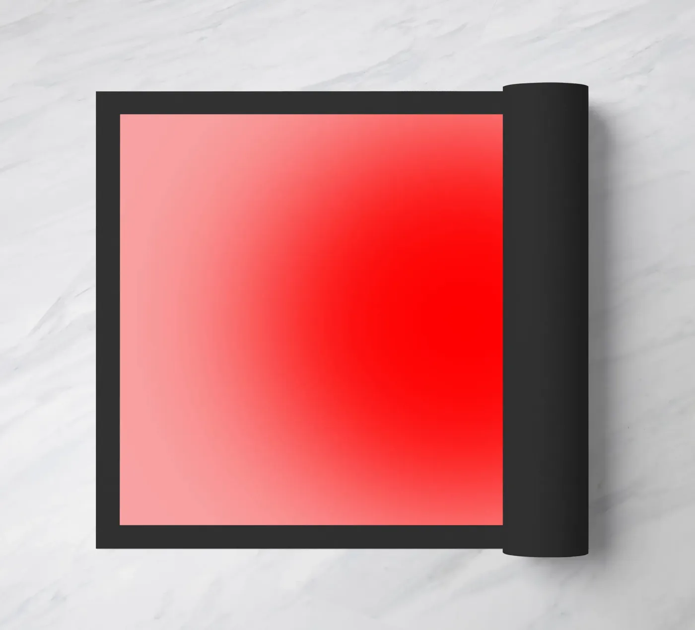 Big red Fußmatte von Flo Klein Gallery