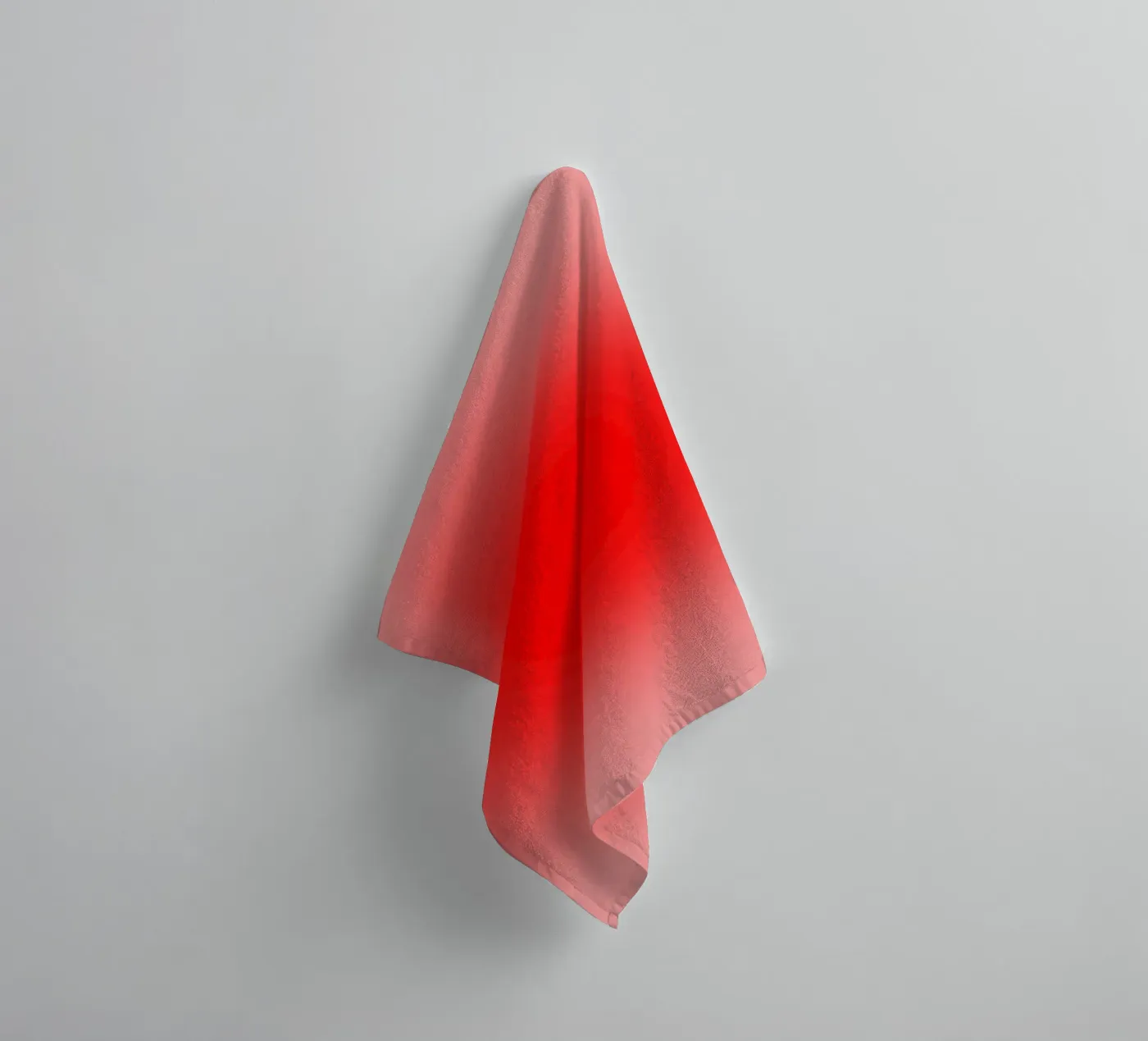 Big red badhanddoek van Flo Klein Gallery