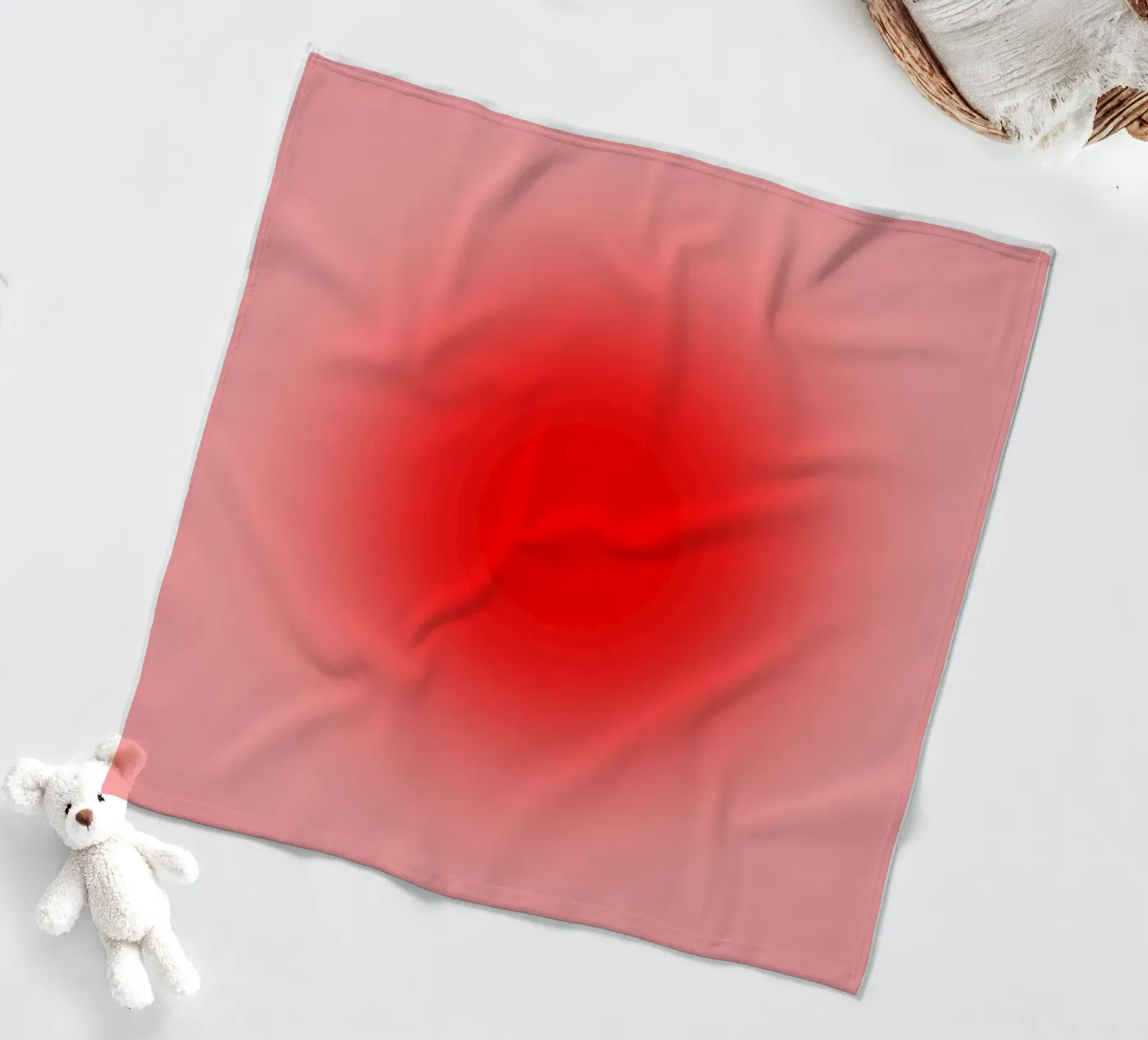 Big red Fleecedecke von Flo Klein Gallery