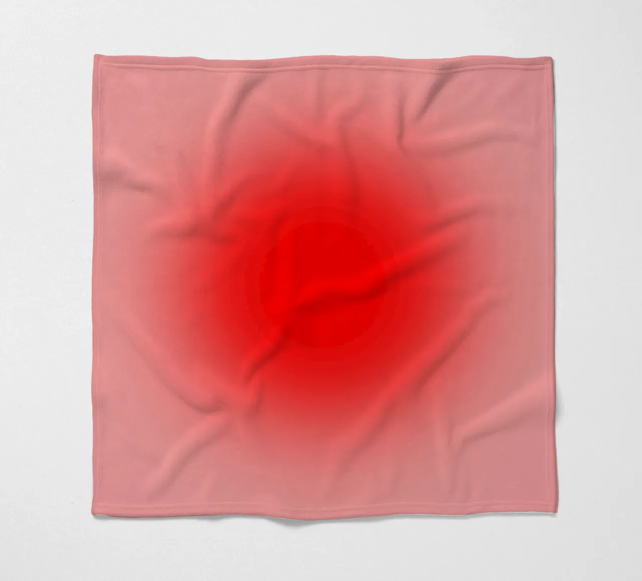 Big red coperta in pile da Flo Klein