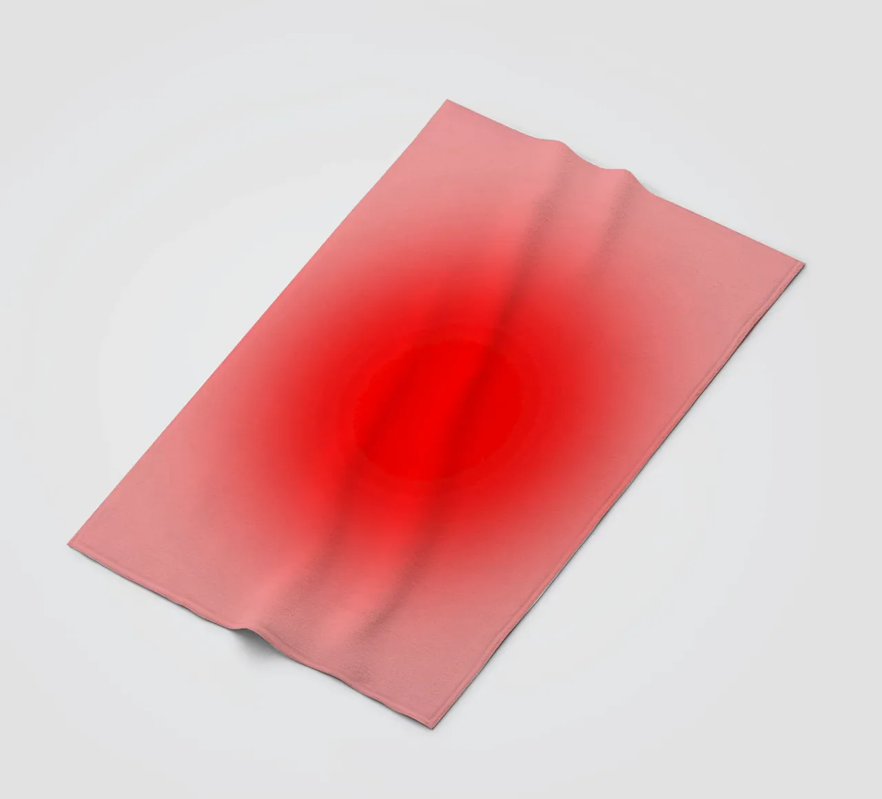 Big red coperta in pile da Flo Klein