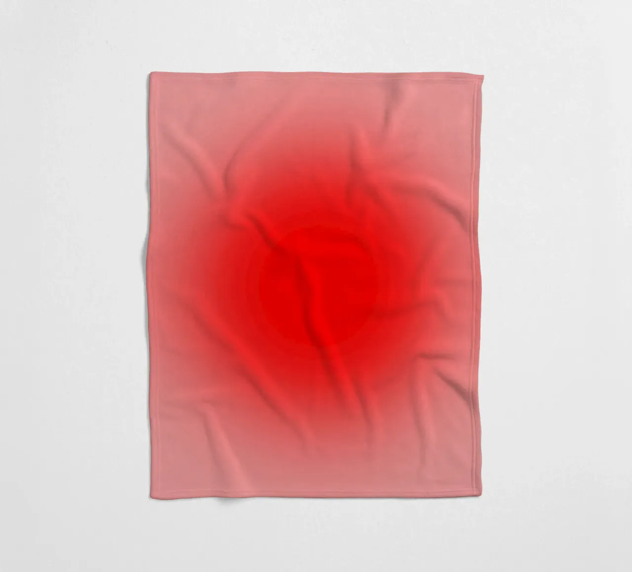 Big red coperta in pile da Flo Klein