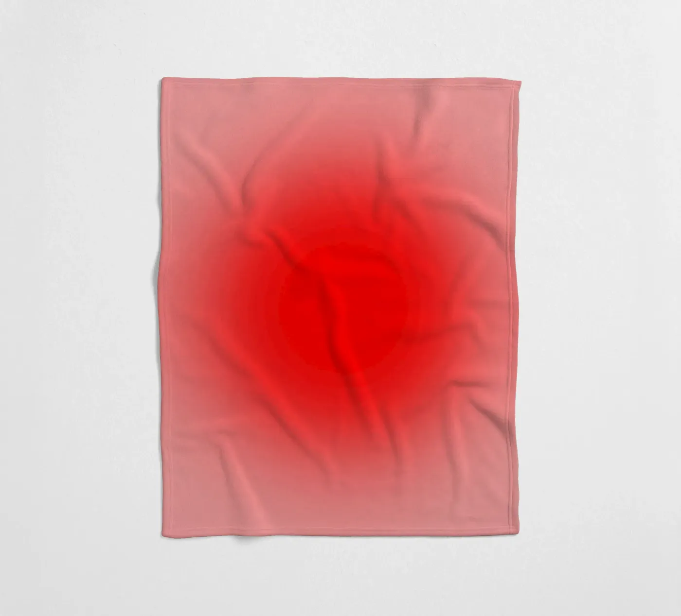 Big red Fleecedecke von Flo Klein Gallery