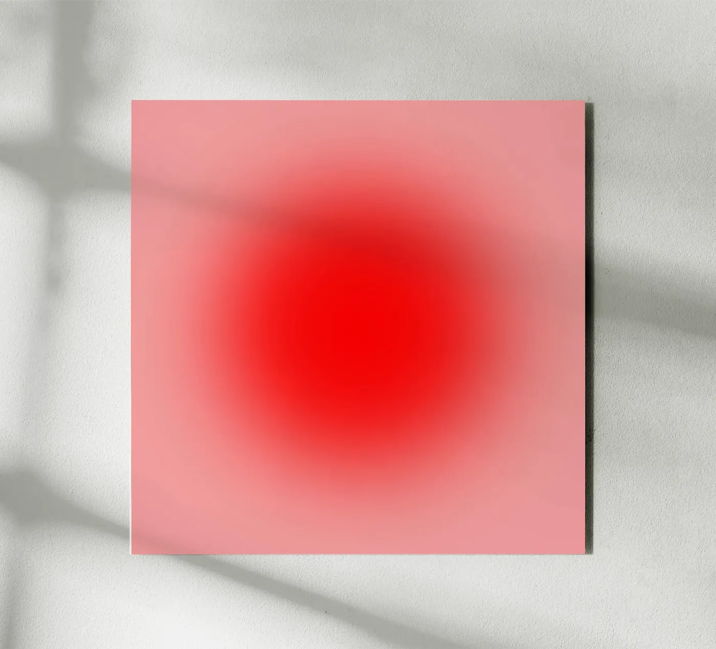 Big red alluminio dibond da Flo Klein Gallery
