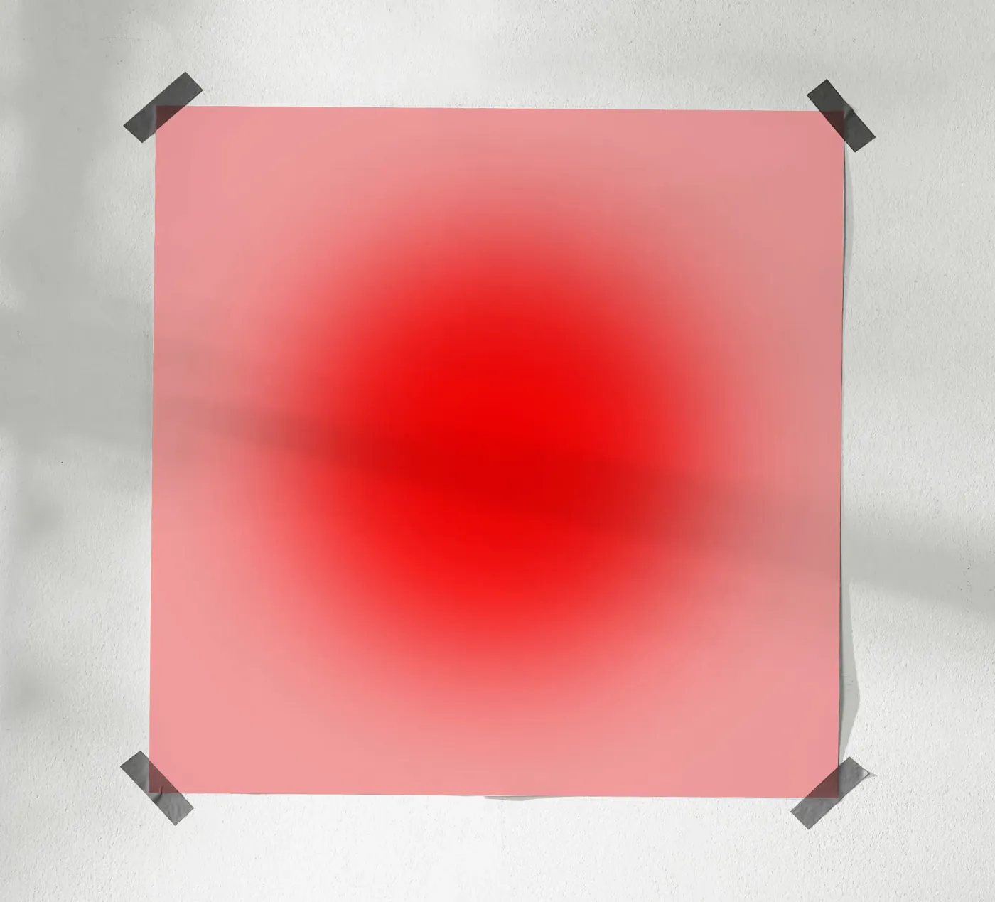 Big red poster van Flo Klein Gallery