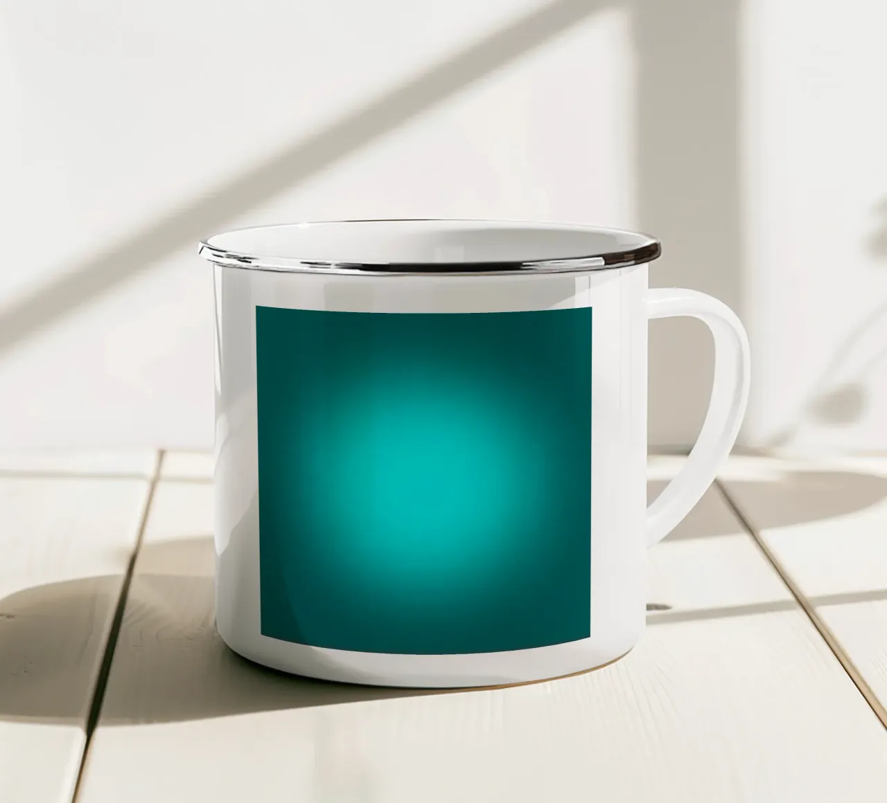 Big green tazza in smalto da Flo Klein