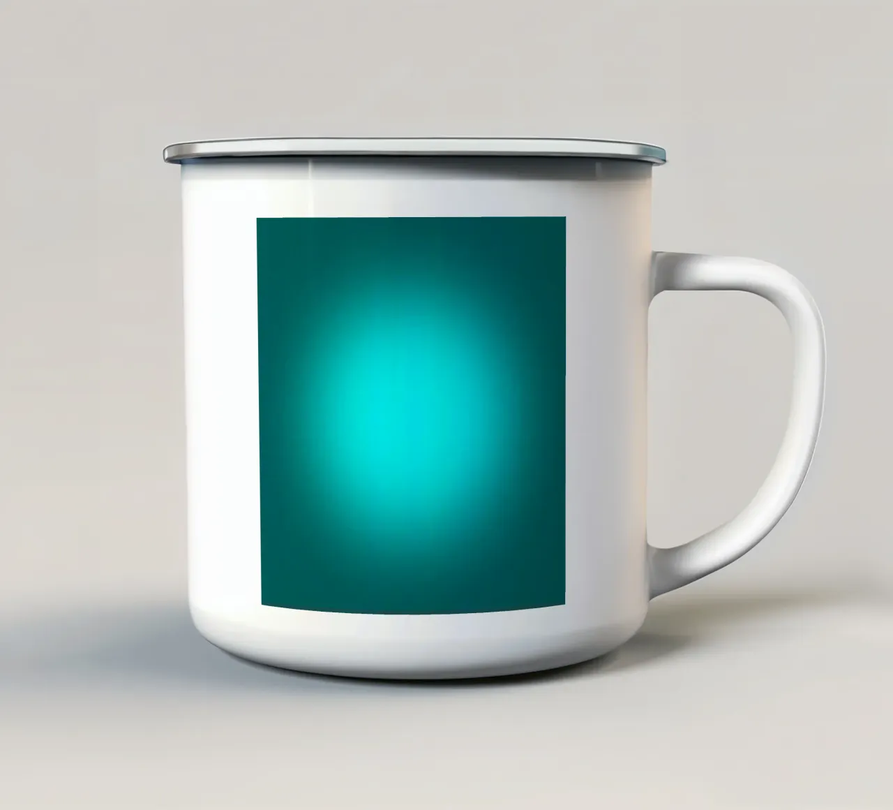 Big green tazza in smalto da Flo Klein