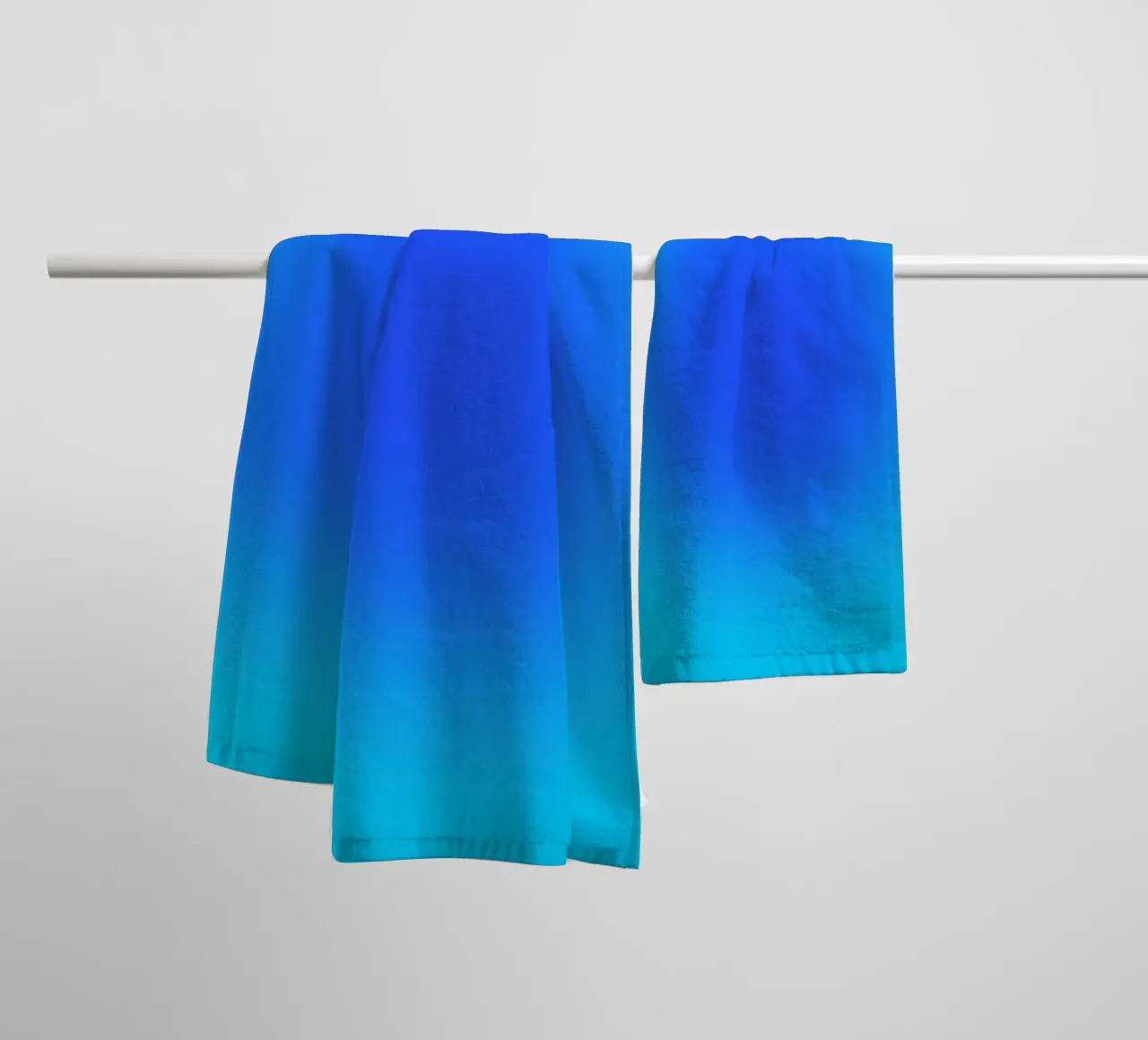 Big blue towel by Flo Klein