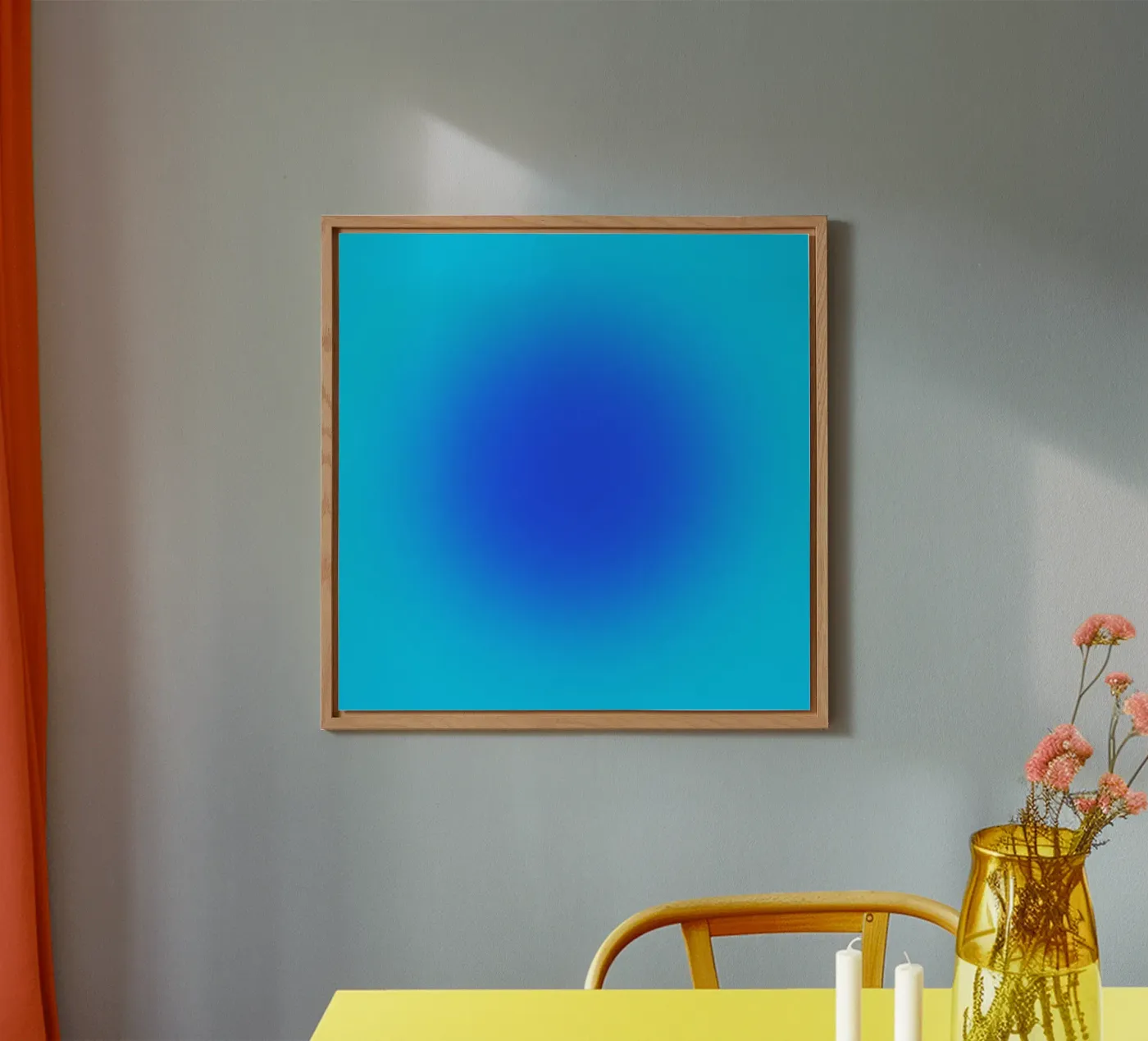 Big blue pannello forex da Flo Klein Gallery