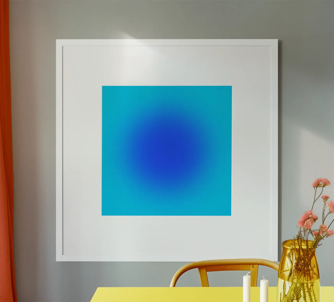 Big blue poster da Flo Klein