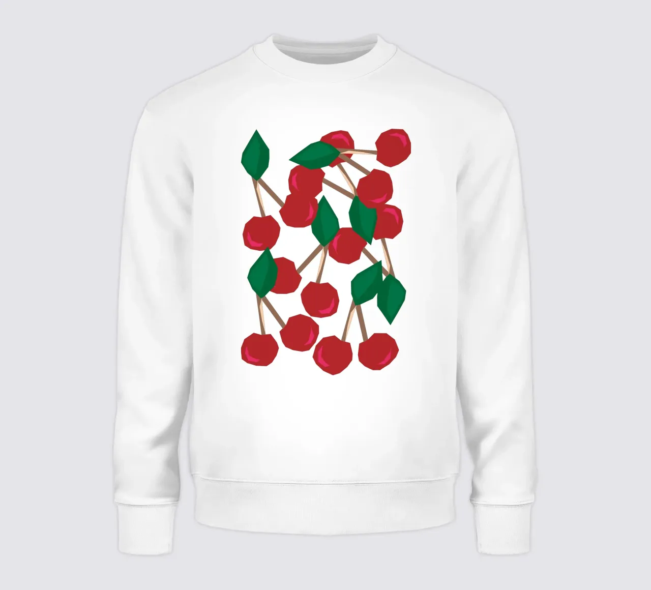 cherry. sweatshirt van FRICKE DESIGN