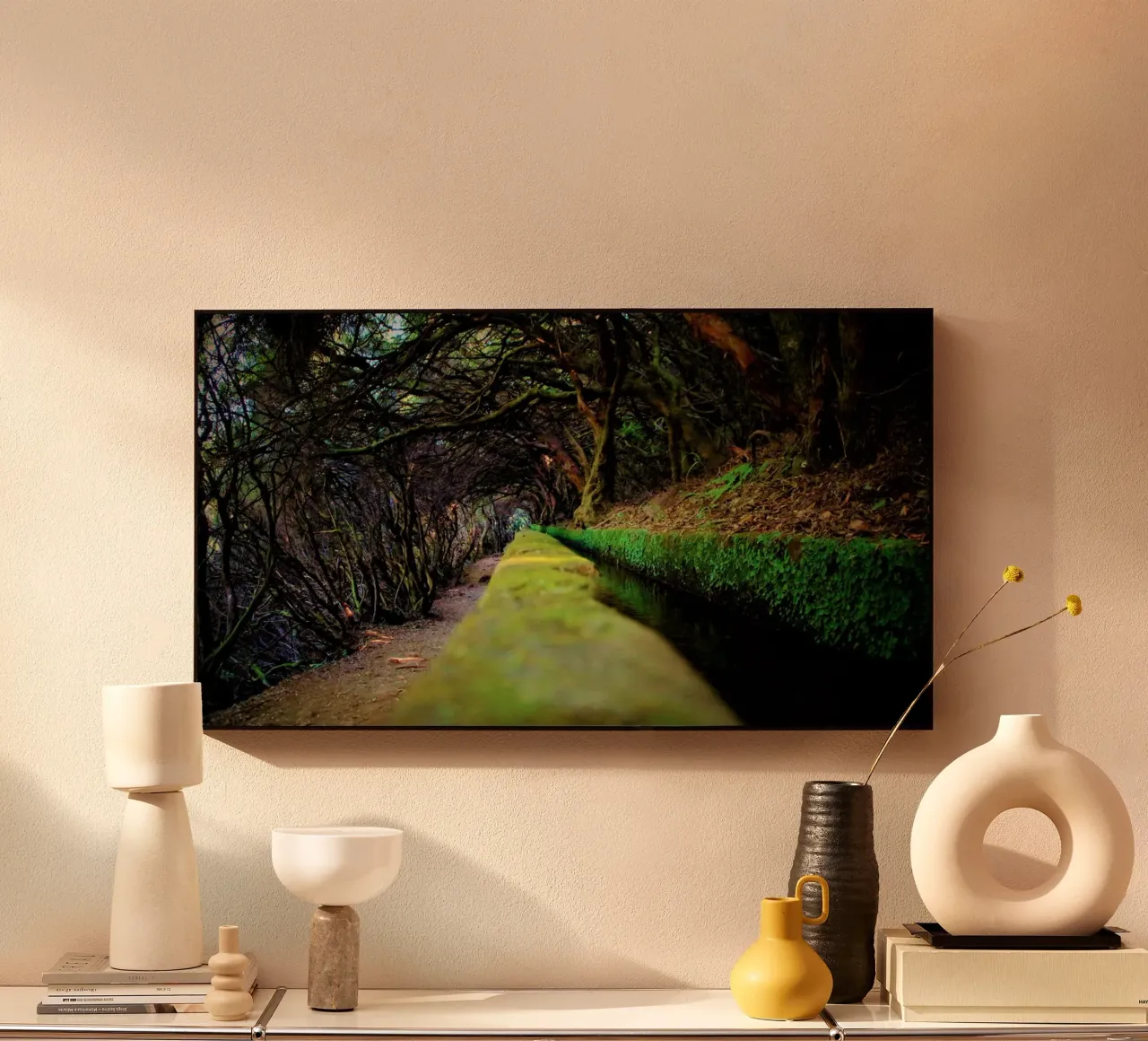 Madeira's (#01) Enchanted Levada: A Mossy Path alluminio dibond da zenitt