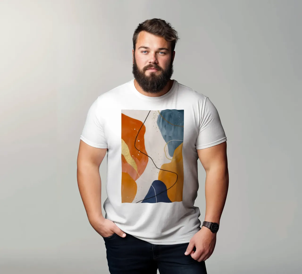 Weelderige Drape Symfonie t-shirt van Monarch Arc