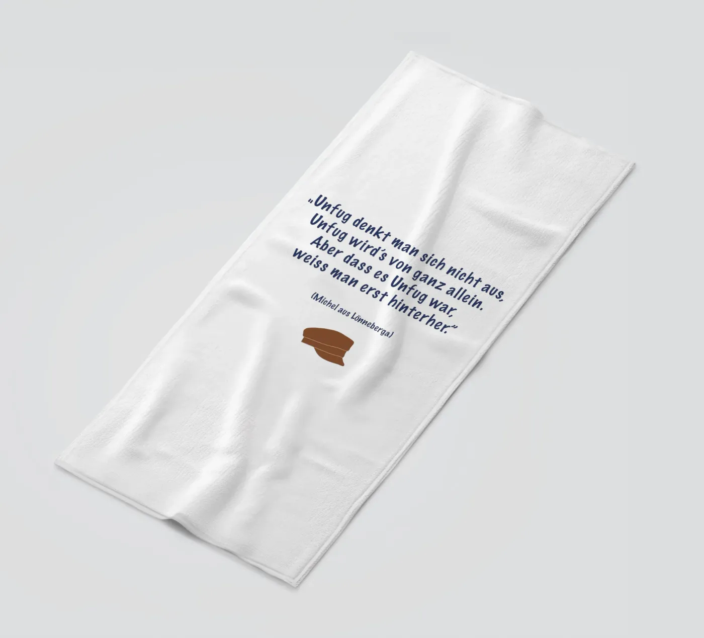 Unfug | Zitat Michel telo mare da FRICKE DESIGN