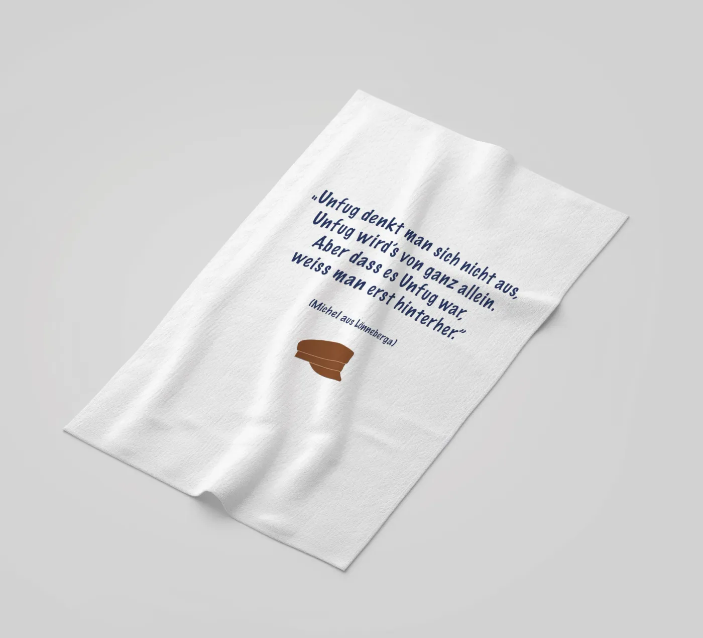 Unfug | Zitat Michel telo mare da FRICKE DESIGN