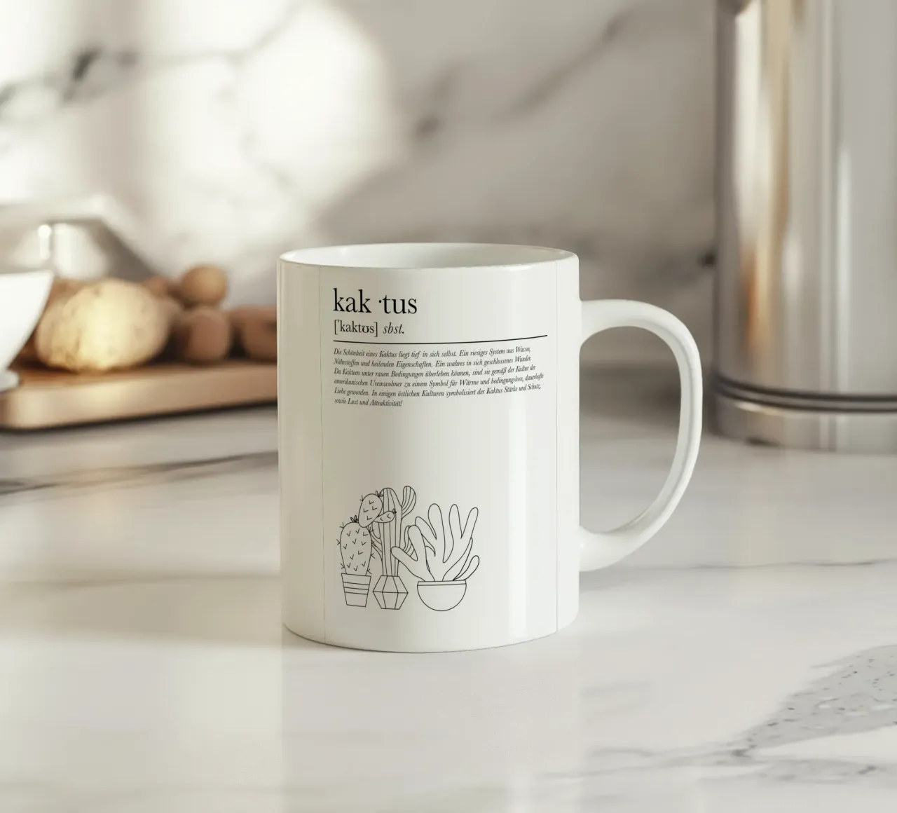 kaktus. tazza in ceramica da FRICKE DESIGN