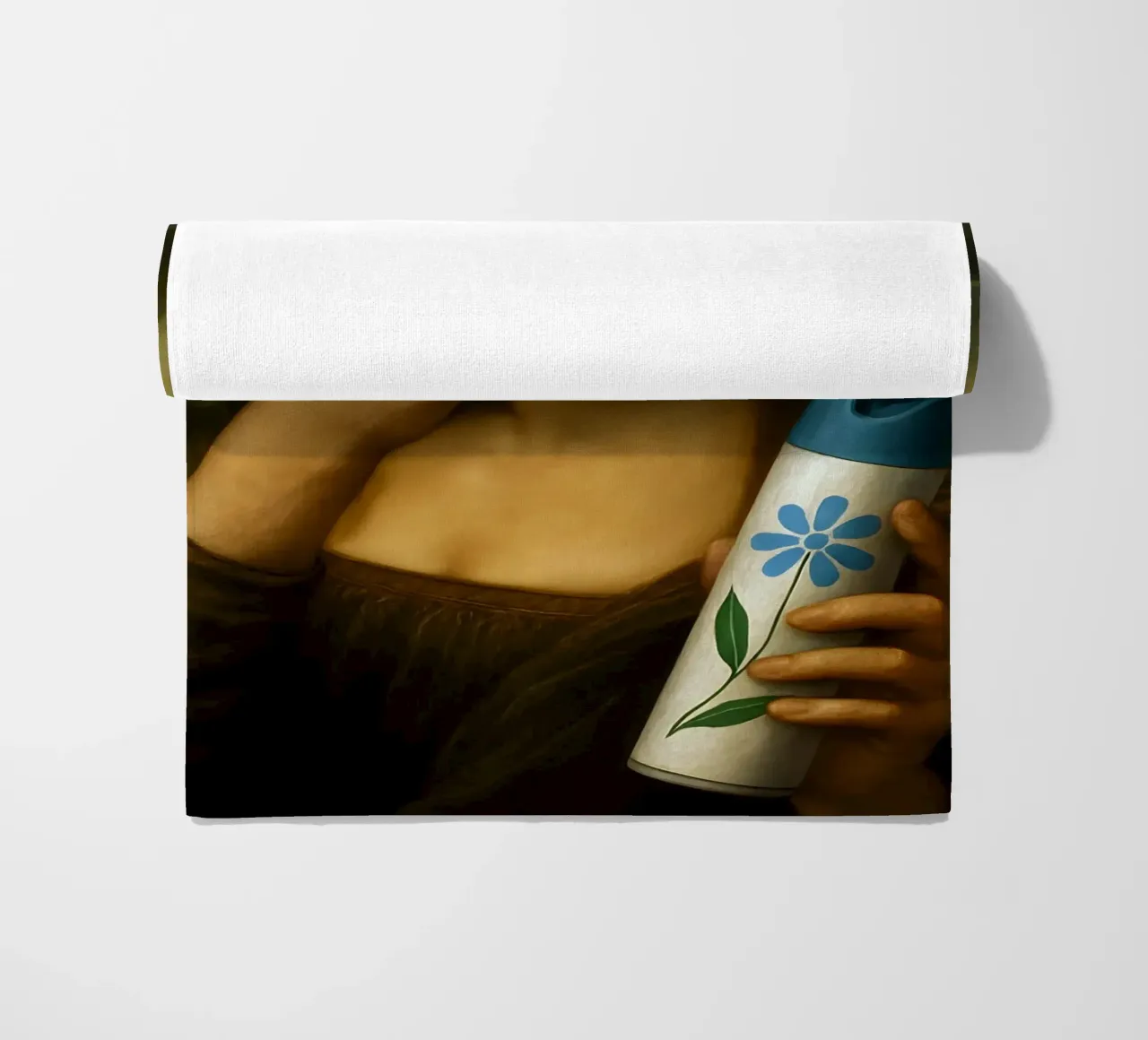 MONA LISA DIVERTENTE BAGNO WC telo mare da ARTOMATIC