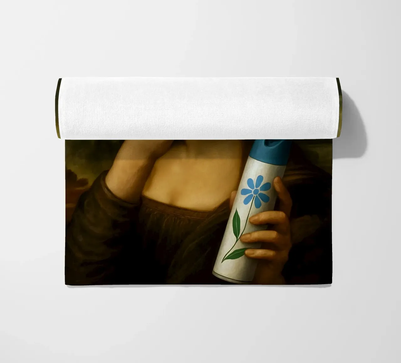 MONA LISA DIVERTENTE BAGNO WC telo mare da ARTOMATIC