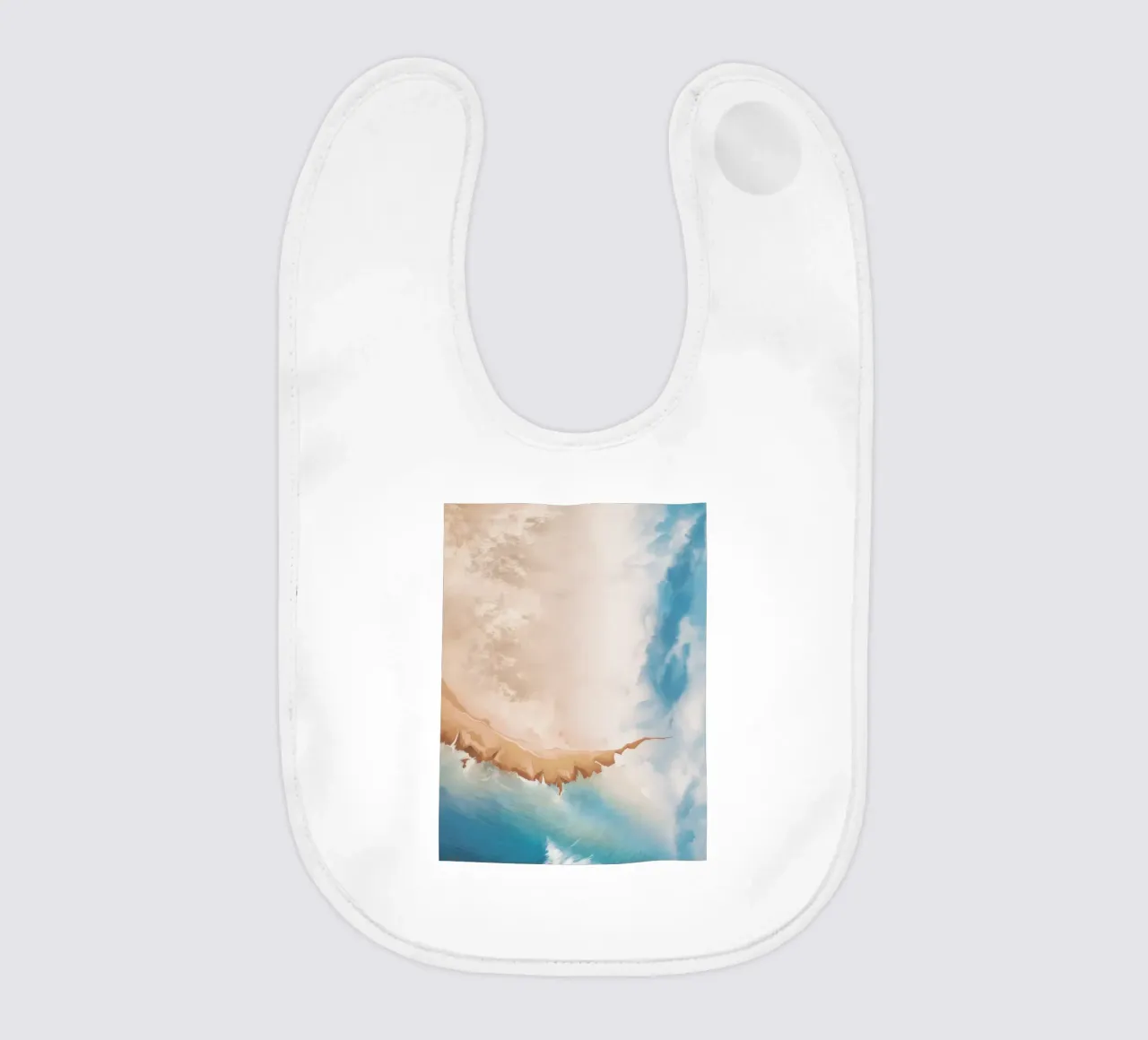 Coastal Dream Mirage baby bib by Monarch Arc