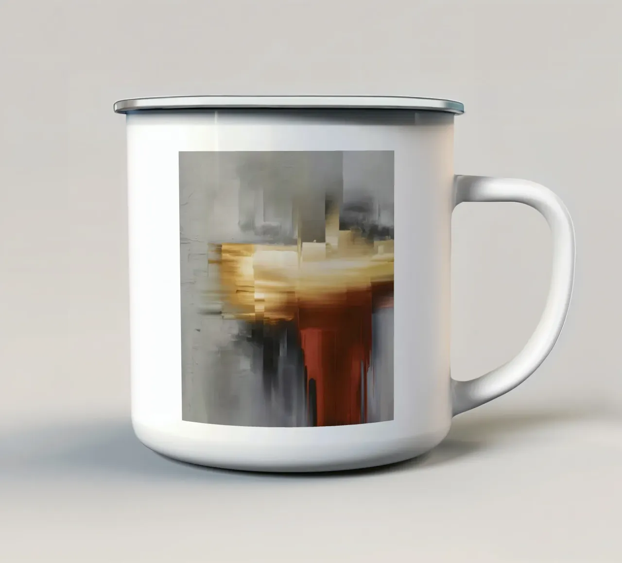Spostamento del bordo fuso tazza in smalto da Monarch Arc