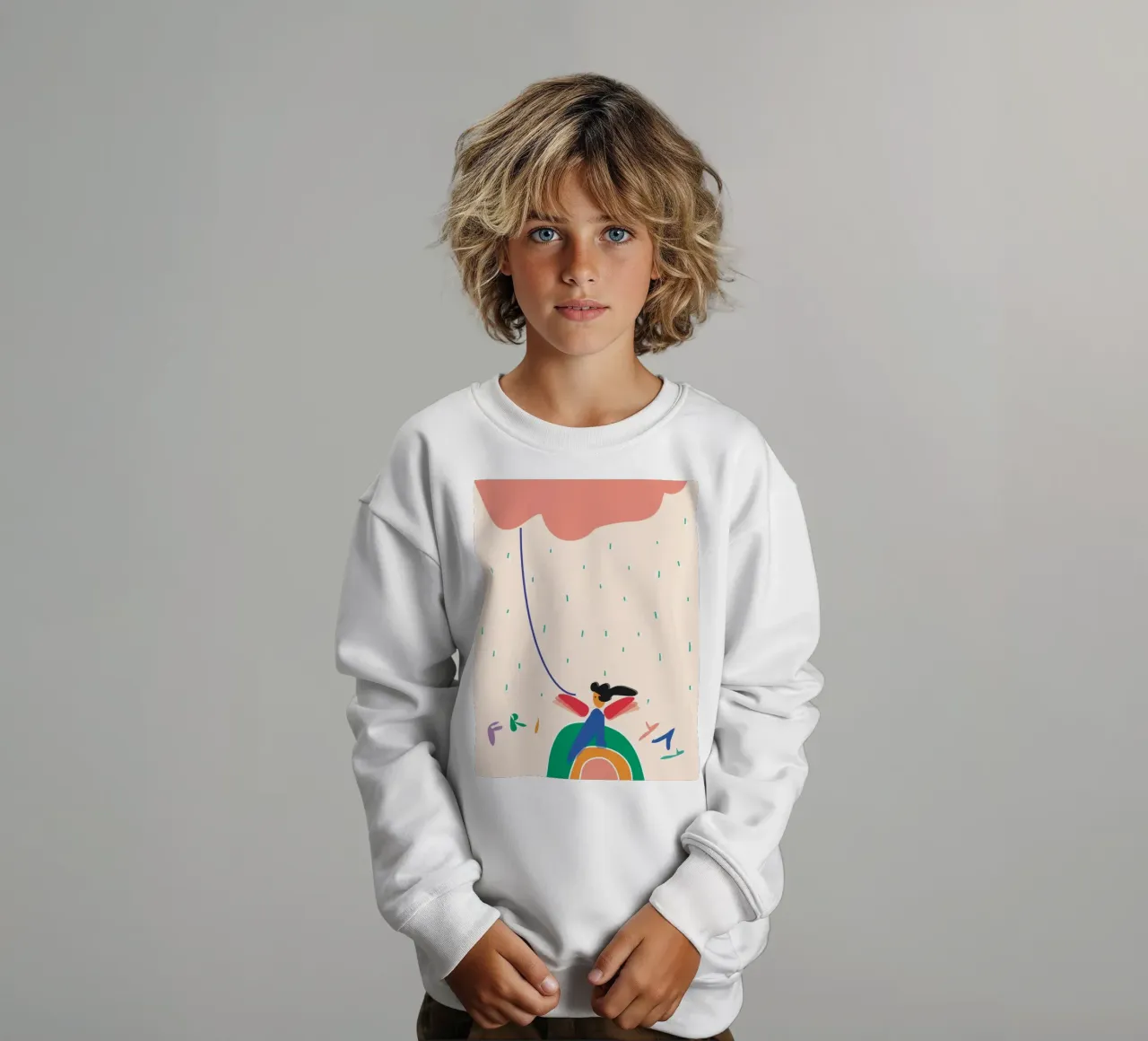 friyay. felpa bambino da FRICKE DESIGN