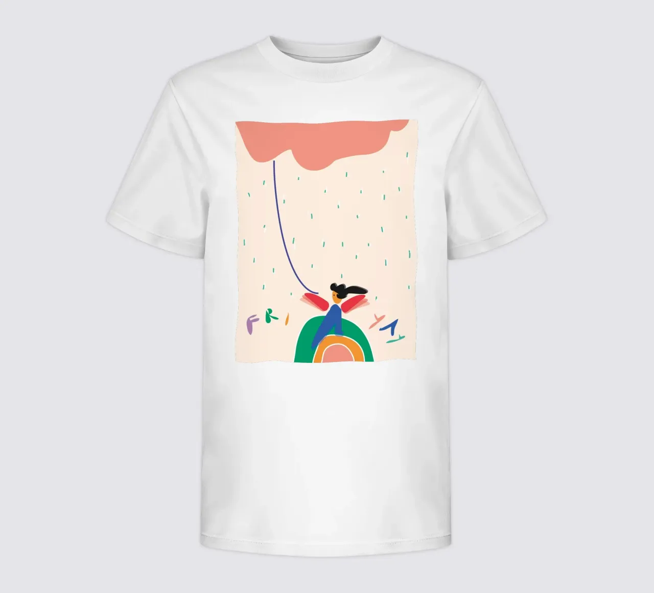 friyay. t-shirt bambini da FRICKE DESIGN