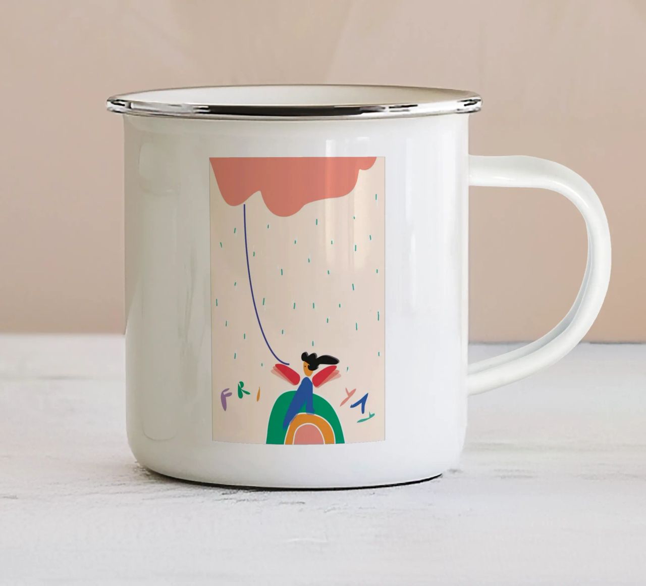 friyay. tazza in smalto da FRICKE DESIGN