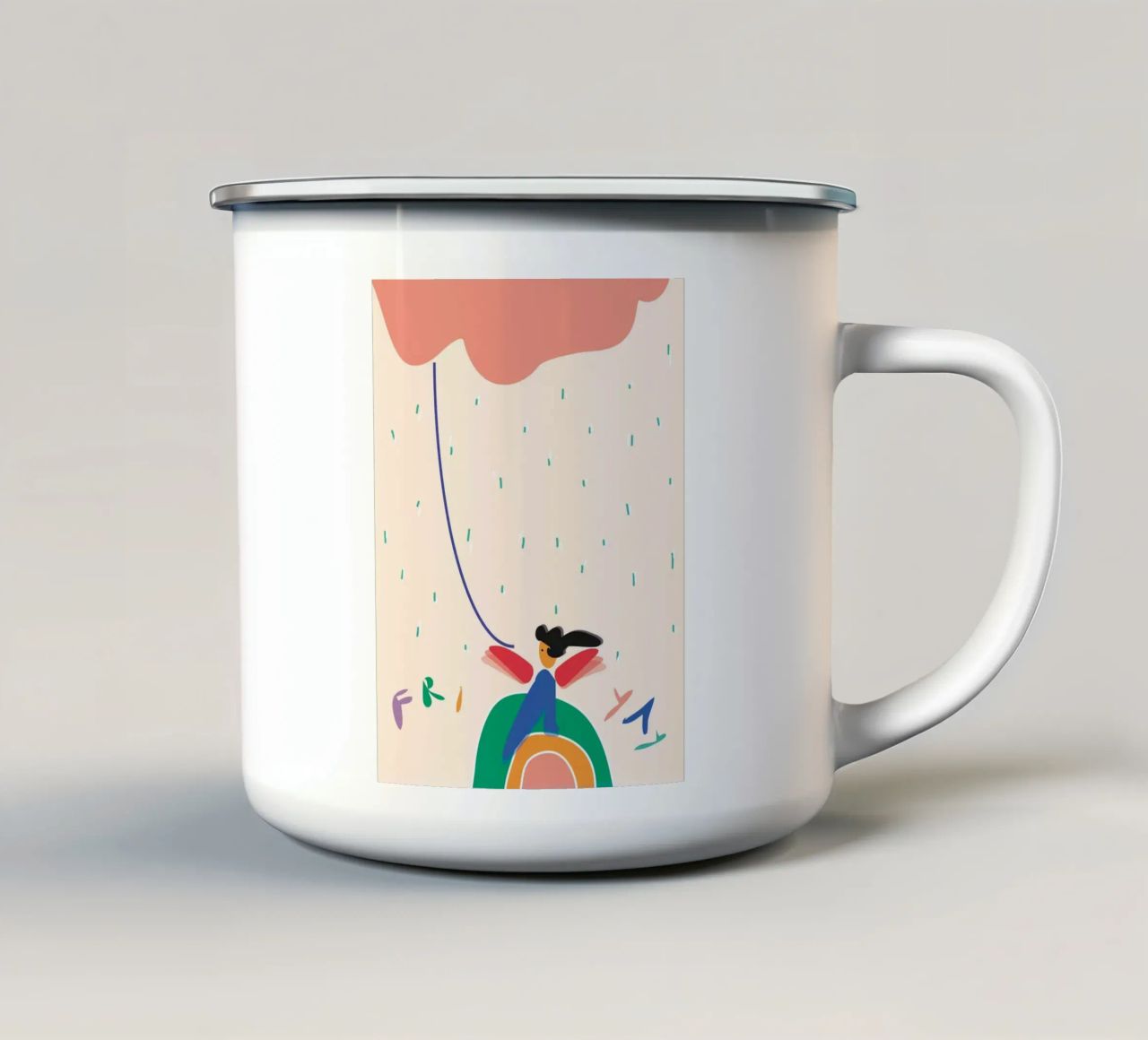 friyay. tazza in smalto da FRICKE DESIGN