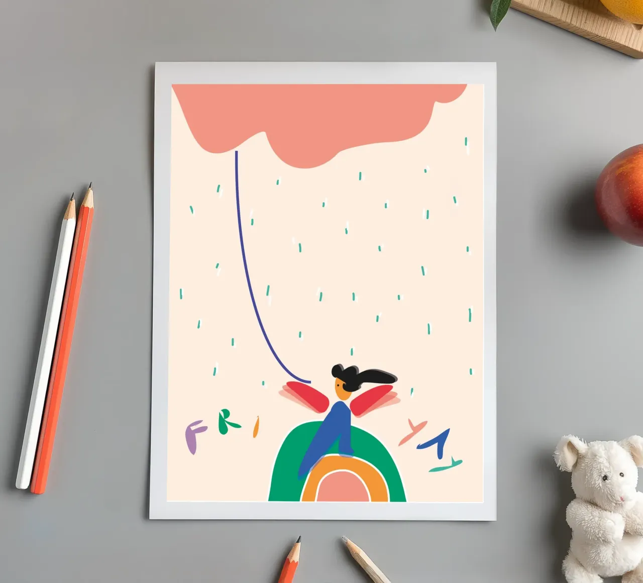 friyay. sticker sheet by FRICKE DESIGN