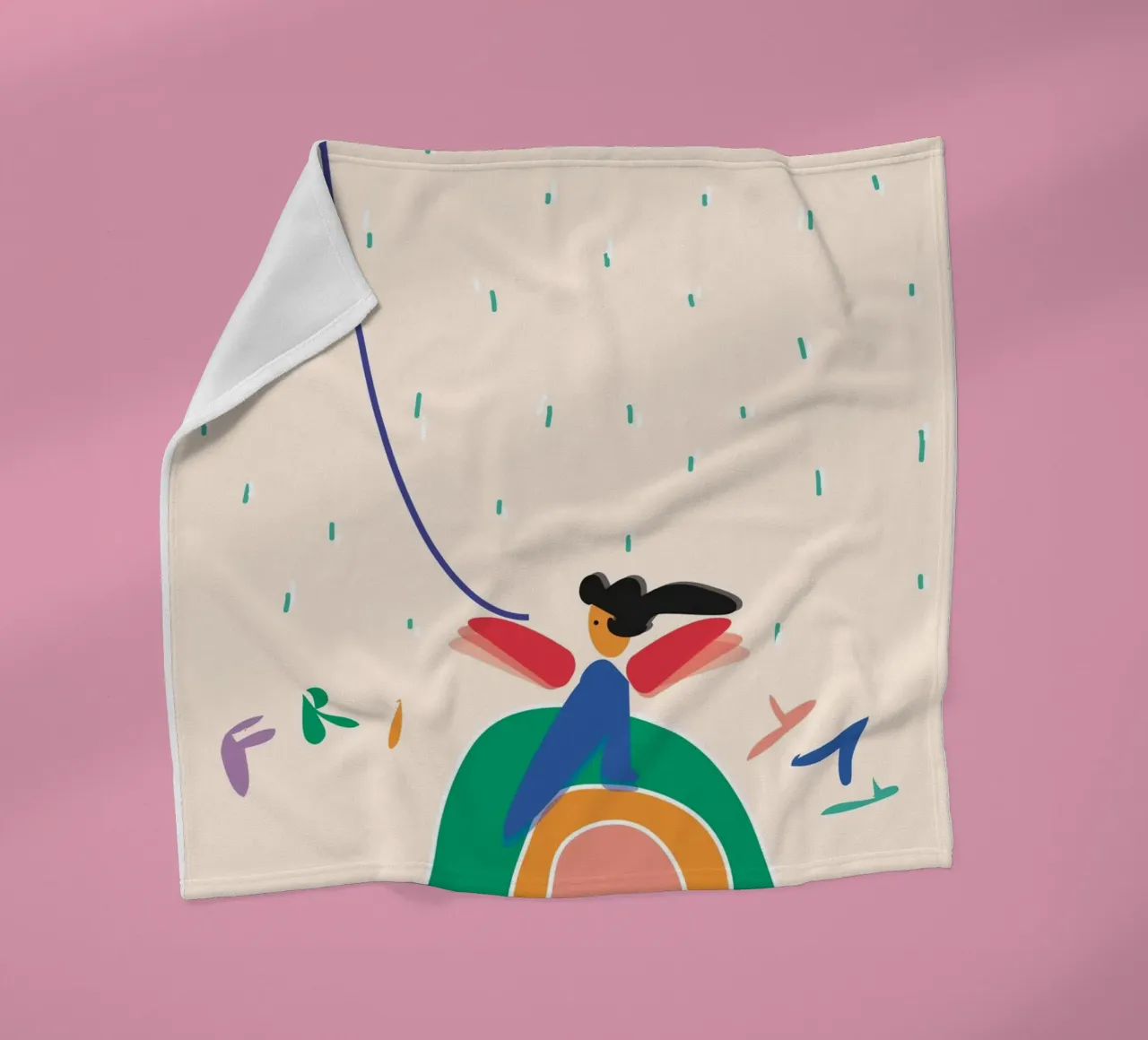 friyay. fleecedeken van FRICKE DESIGN