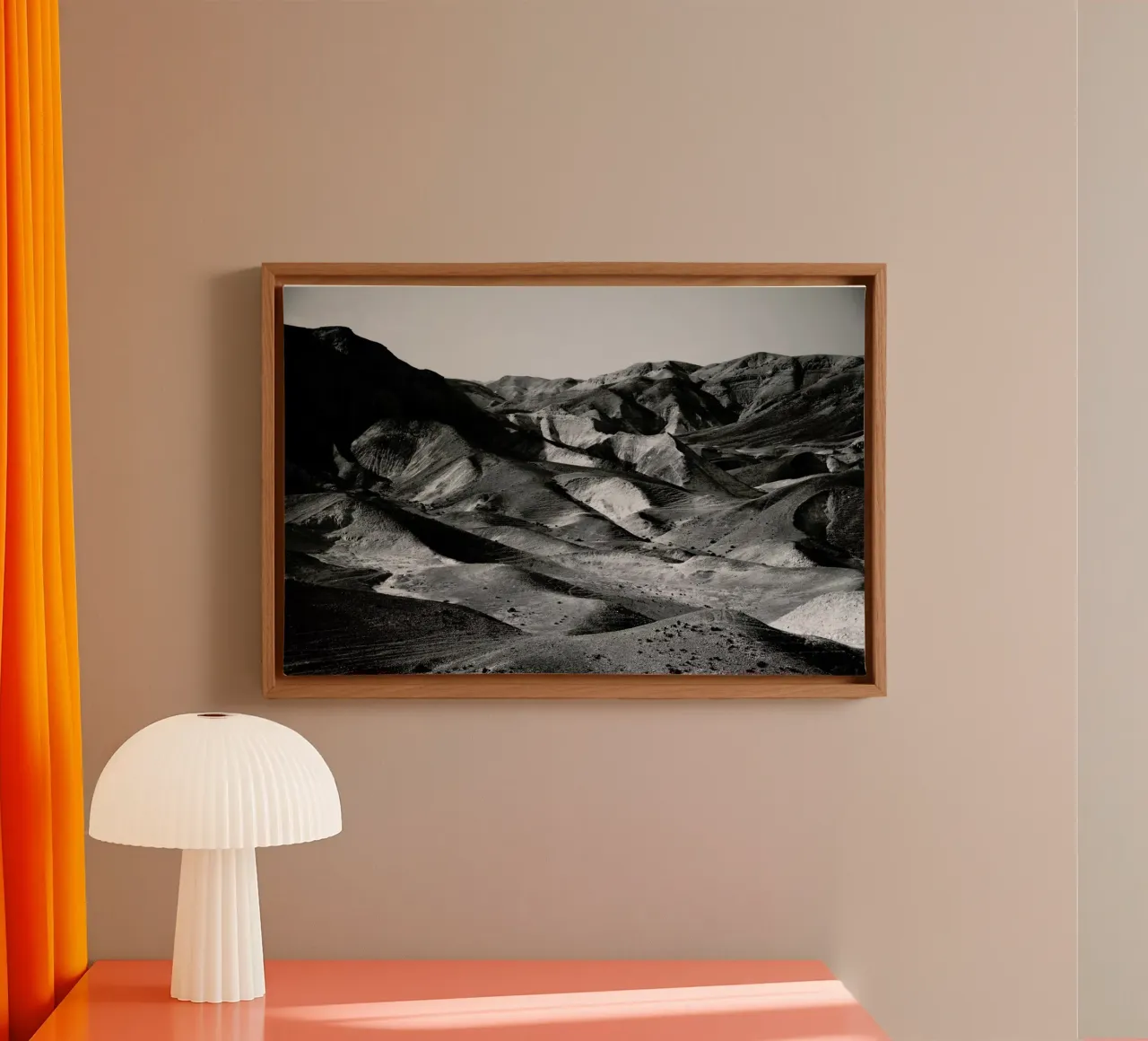 Mountains Of The Judean Desert 4 tela con Cornice a cassetta da Tal Paz-Fridman