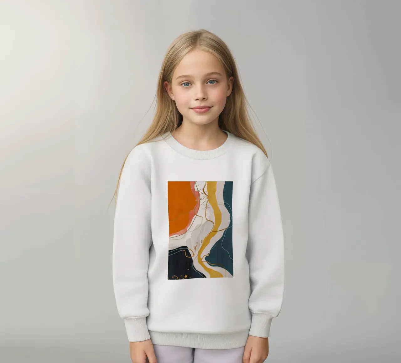 Meandro Venas de llama sudadera para niño de Monarch Arc