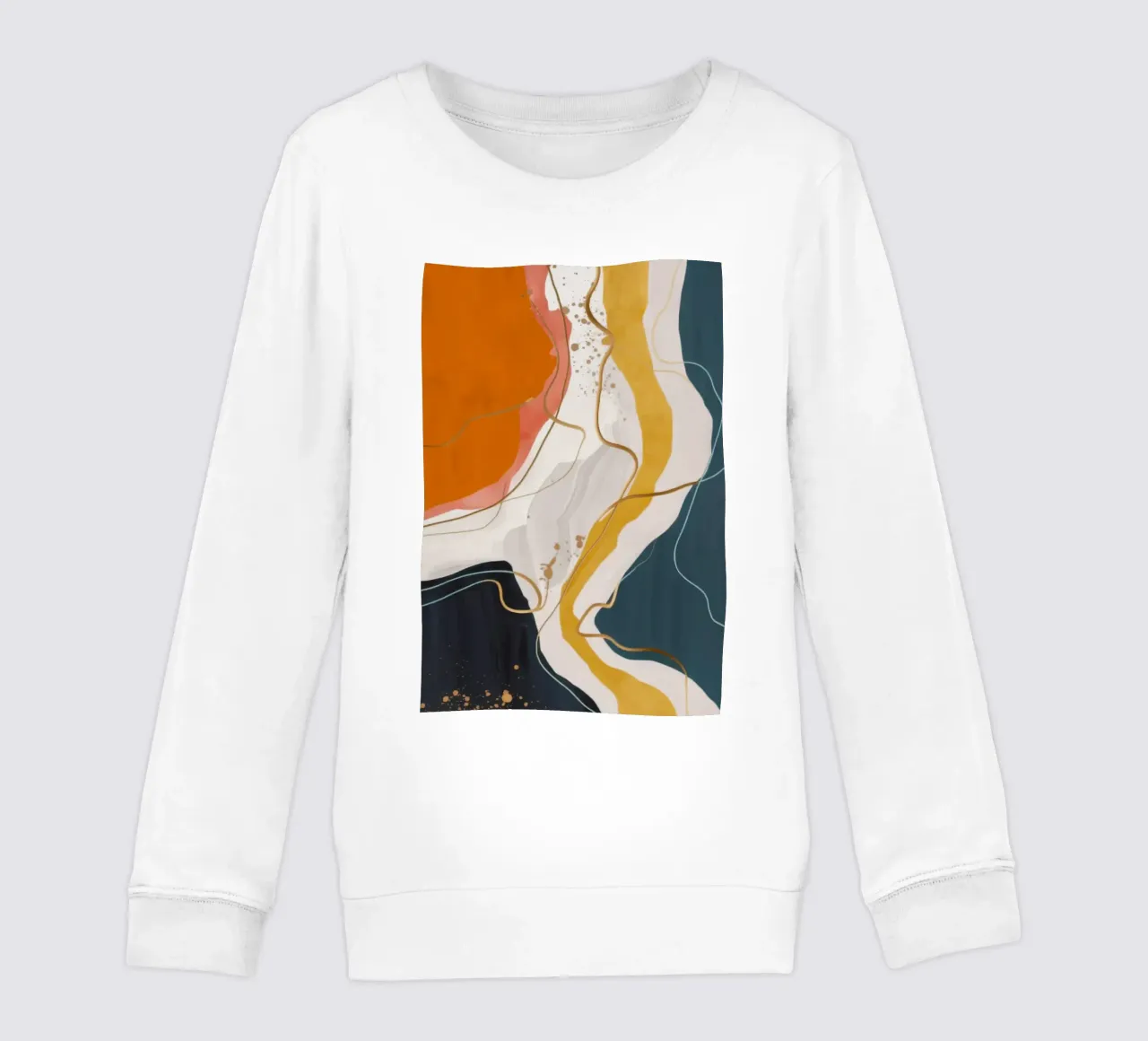 Meandro Venas de llama sudadera para niño de Monarch Arc