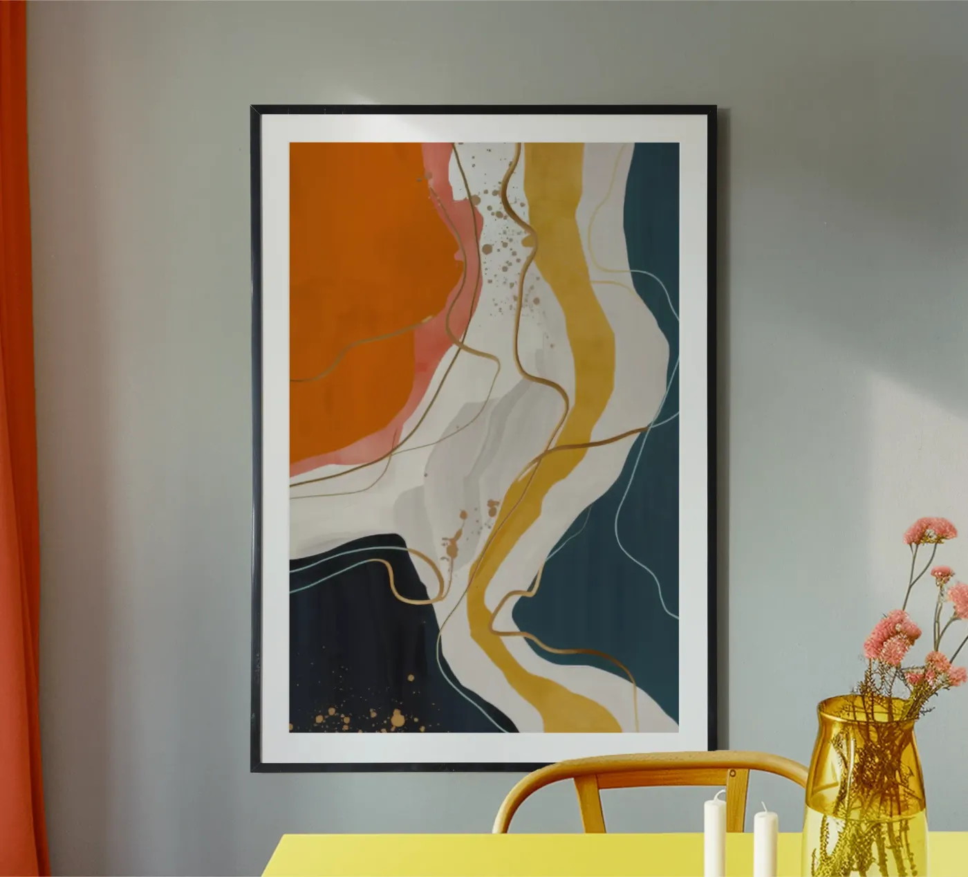 Meander Vlamaders poster van Monarch Arc