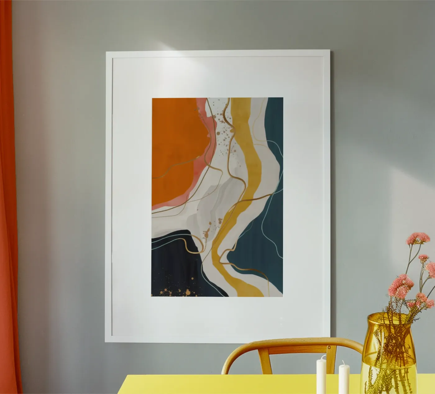 Meander Vlamaders poster van Monarch Arc