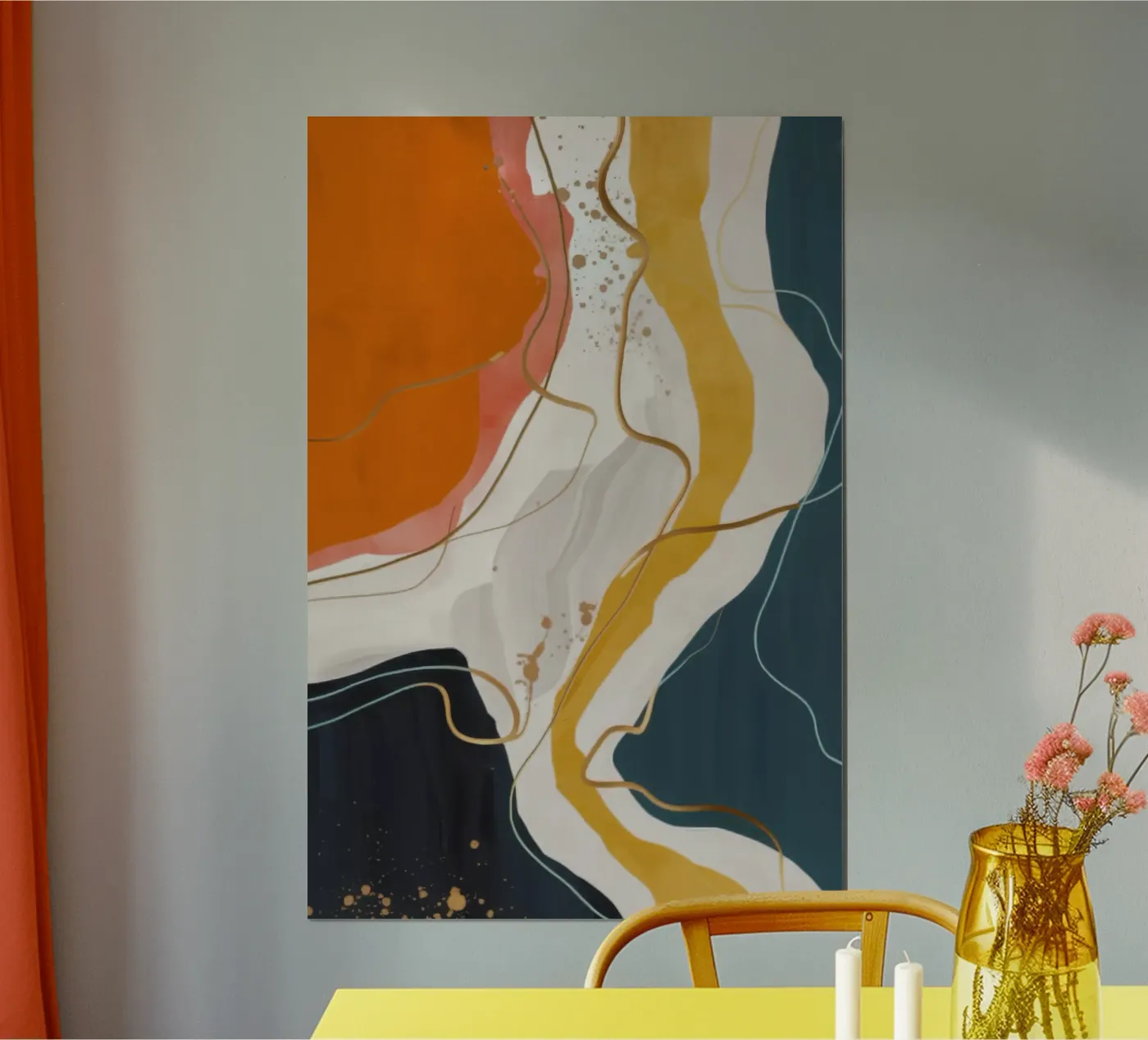 Meander Vlamaders poster van Monarch Arc